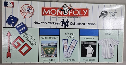Yankees monopoly board - board, game
