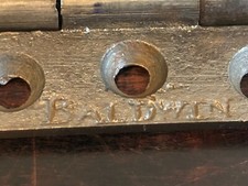 Victorian Cast Iron Vintage Baldwin 2" Butt Hinges DH1632