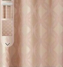 Next Blush Manhattan Woven Eyelet Curtains 168x229cm (NB181)