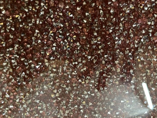 Pink crushed diamond crystal - crushed,