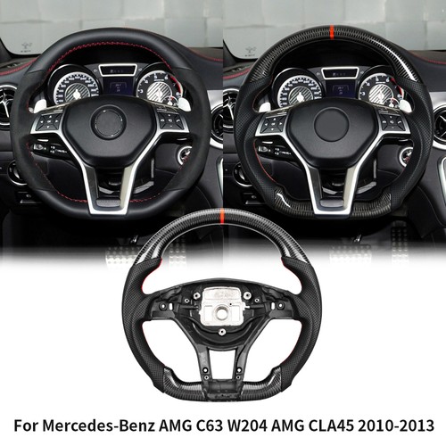 Carbon fiber flat steering - carbon,