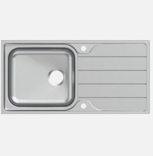 Armitage Shanks Sandringham Kitchen Sink - S1297MY - Brand New Stainless Steel 