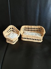 Vintage Dolls House Wicker