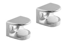2 pcs x Glass shelf support