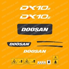 DOOSAN DX10Z MINI DIGGER DECAL