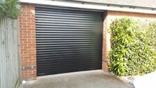 Special Offer FIXED Size Black Roller Garage Door Total 2440mm x 2135mm