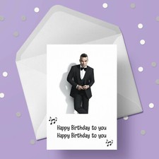 Robbie Williams Birthday Card