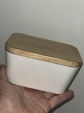 Bertolli Olive Spread Limited Edition Melamine With Wooden Lid Butter Dish VGC