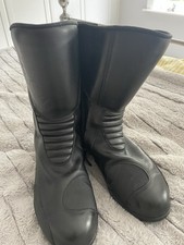 Oxtar Motorcycle Boots. Euro 44/UK10 Black. Worn once
