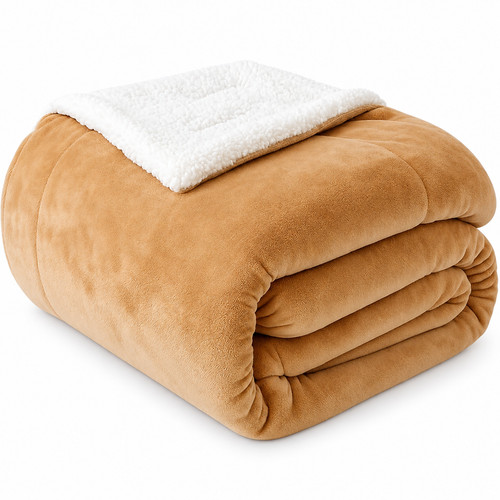 Sherpa fleece blanket - fleece,