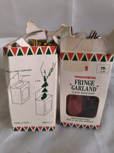 Vintage christmas garland - vintage,