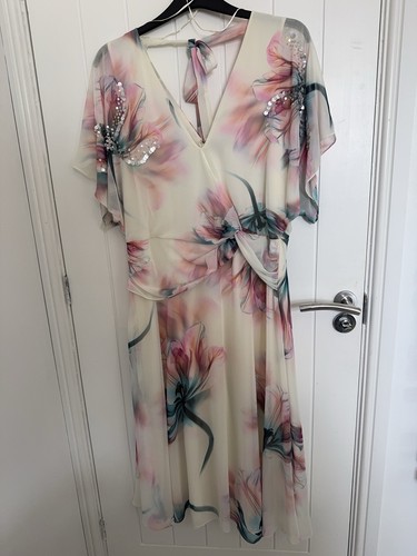Lipsy floral chiffon dress - lipsy,