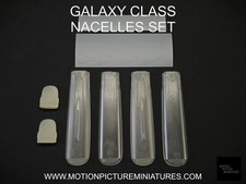 Enterprise D NACELLES COMPLETE SET, 1/1400 AMT, Round2 Star Trek model kit