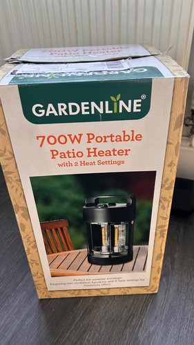 Boxed gardenline 700w portable - boxed,