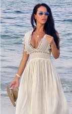 ZARA ZW Collection Ecru