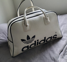 Vintage Retro & Very Rare Adidas 1970s ‘Peter White’ Sports Gym Holdall Bag