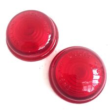 7H5183 - LUCAS RED GLASS LENS L488 54570664 LKB130 PAIR OEM 7H5183 TOP QUALITY.