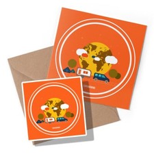 1 x Greeting Card & Sticker