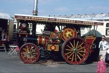 DH4593 The Leader, Foster Showmans Road Locomotive, 1997 Original Slide