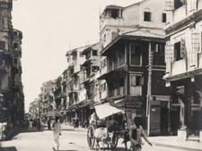 Parse Bazaar Street at Bombay