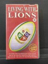 Living With Lions Rugby VHS