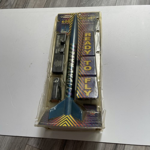 Estes flying model rocket - flying,