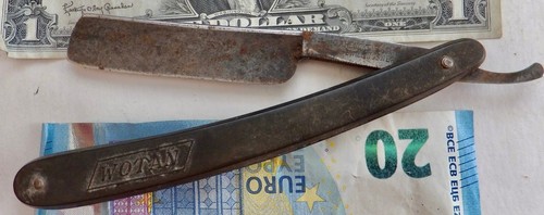 Old straight razor - razor, wotan