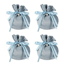 Flannel Drawstring Gift Bag, 6