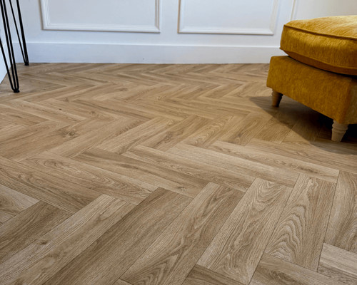 Herringbone lino vinyl - lino,