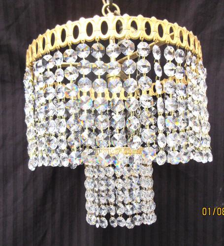 Pair vintage crystal - vintage,