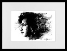 Amy Winehouse / Hidden Treasures / LE Print of Original Watercolour by Hahonin