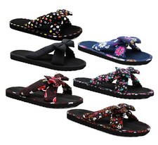Girls Youth Kids Floral Mule Sandals Slip On Summer Beach Flip Flops Lightweight