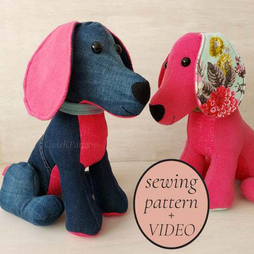 Dog sewing pattern puppy - pattern,,