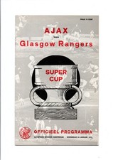 1972/1973 UEFA Super Cup Ajax v Rangers (Original)