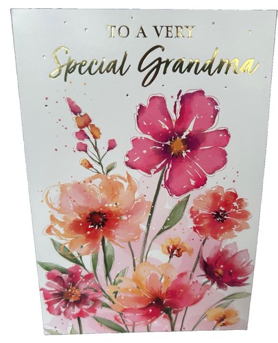 Grandma birthday card 7x5 - grandma, 7x5”