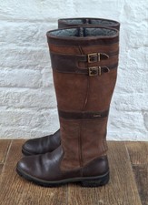 Fabulous Walnut Brown Dubarry Longford Country Boots Size UK 7 EU 41 VGC