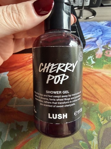 Lush cherry pop shower gel - pop,