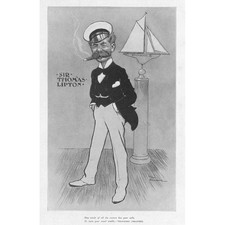 TOM BROWNE Caricature of Sir