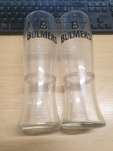 Bulmers pint glasses - bulmers, x2