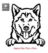 Husky Wolf Dog Vinyl Sticker