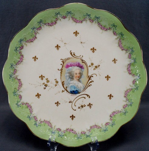 Pouyat limoges hand painted - pouyat,