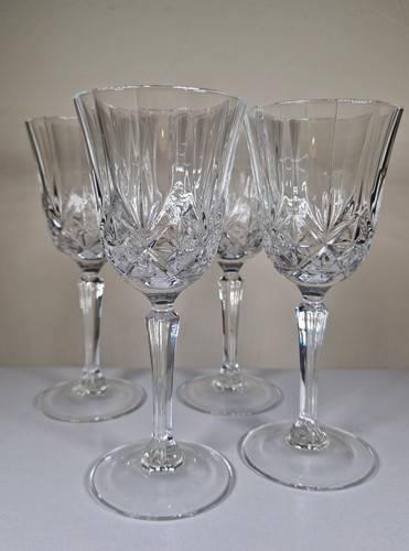 Vintage lead crystal wine - lead,