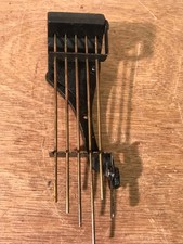 976a Vintage Mantle Clock Westminster Chime Gong Rods