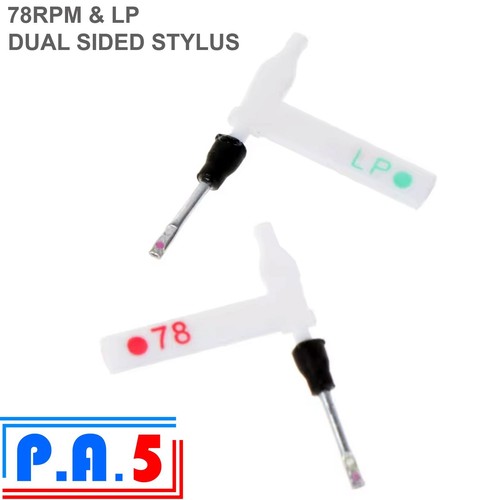 Dual flip turntable stylus - dual,