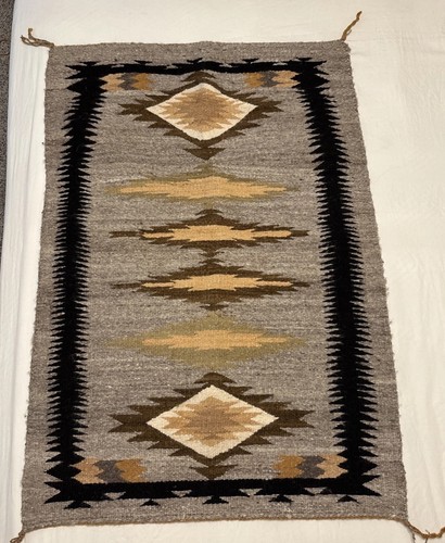 Vintage navajo handwoven wool - navajo,