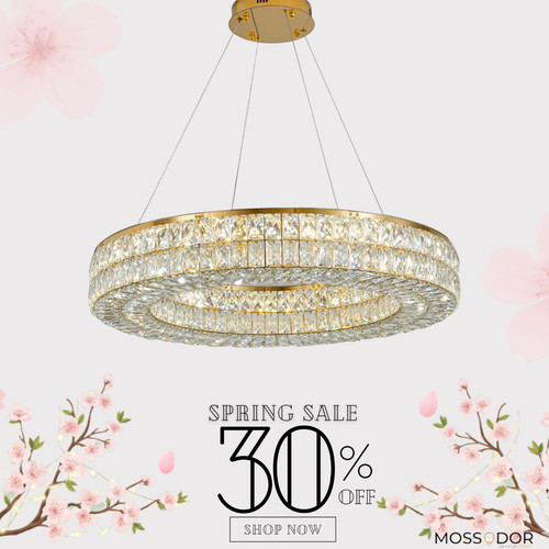 Ring chandelier crystal - ring,