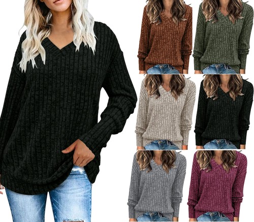Women neck baggy - women, v
