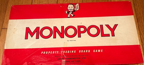 Waddingtons monopoly vintage - monopoly,