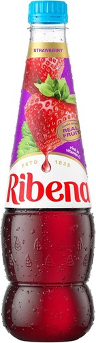 Ribena strawberry squash - ribena, no