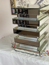 Vintage 5 Tier Mirrored Stand Ideal Cake Stand, Weddings, Celebrations